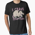 I Crave Your Trash Funny Possum Design by narekmug