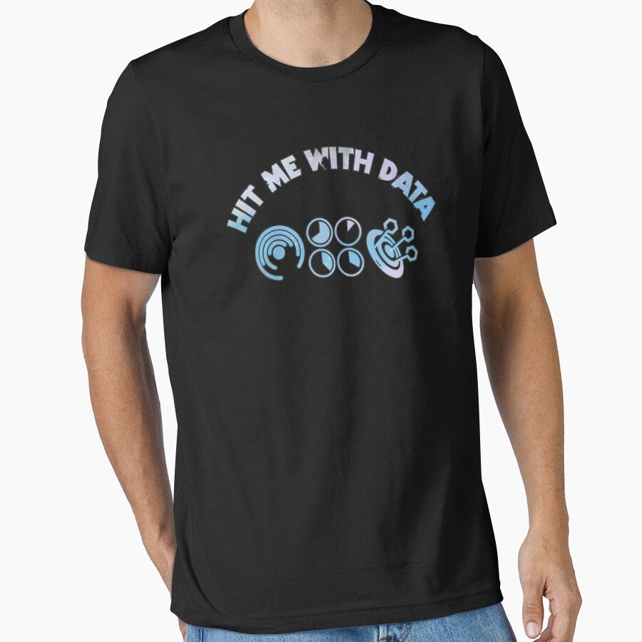 Hit Me With Data - Sky Blue by Chubuter