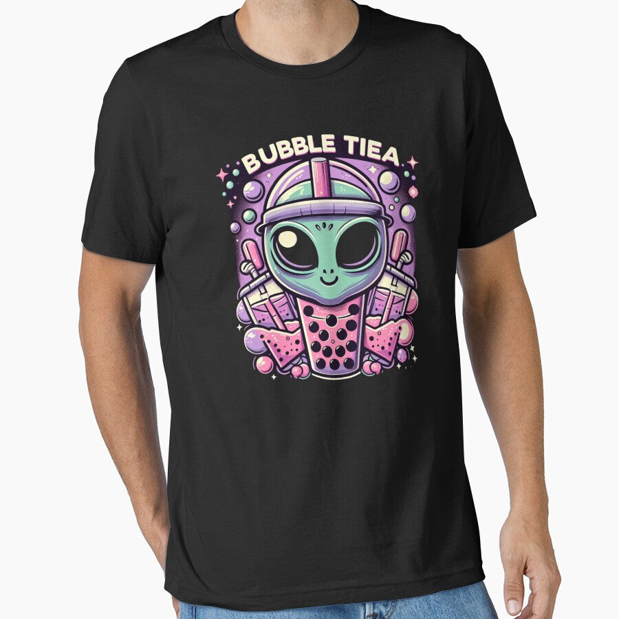 Bubble Tea lover Alien by bobabunnyt