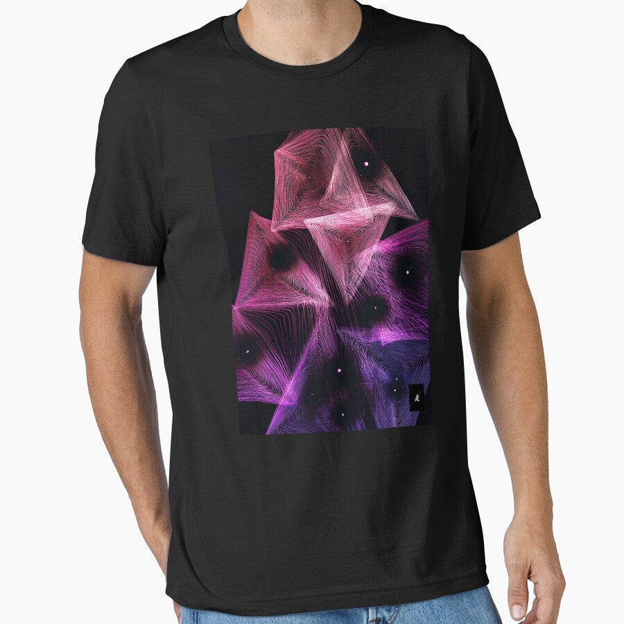 TECHNO Space t-shirt by AERTEvisuals