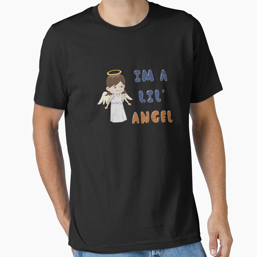 I'm a Lil' Angel 1970s Cute Punk Rock Ironic Heavenly by KNUXX Shop