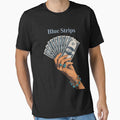 Blue Strips Western Yallternative Cowgirl Hand by Slwankol