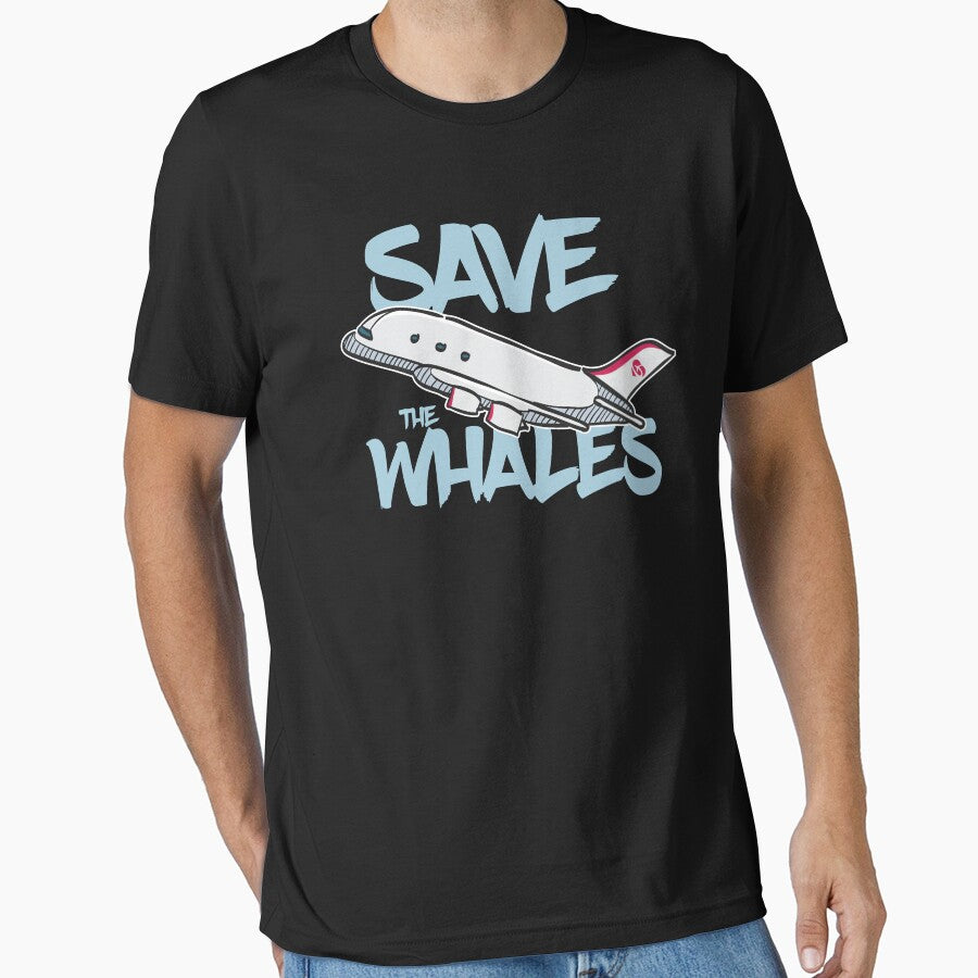 Save The Whales Funny Aviation Quote by Ikaroots