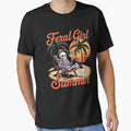 Feral Girl Summer Skeleton Hawaii Beach Vacation by NewIdeasSArt