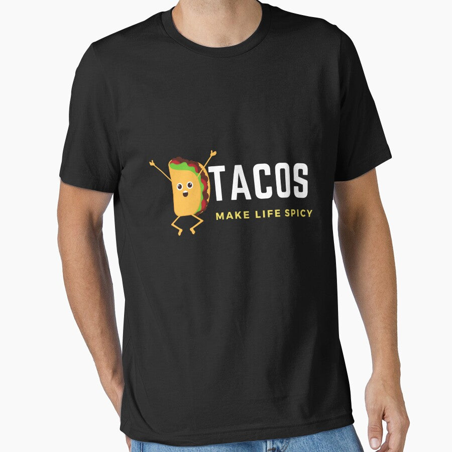 tacos make life spicy - food humor love tacos - taco bells by mhams  ⭐️⭐️⭐️⭐️⭐️