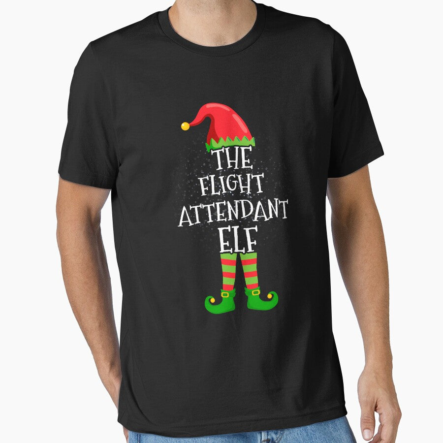 Flight Attendant Elf Family Matching Christmas Group by CosmoKitsch