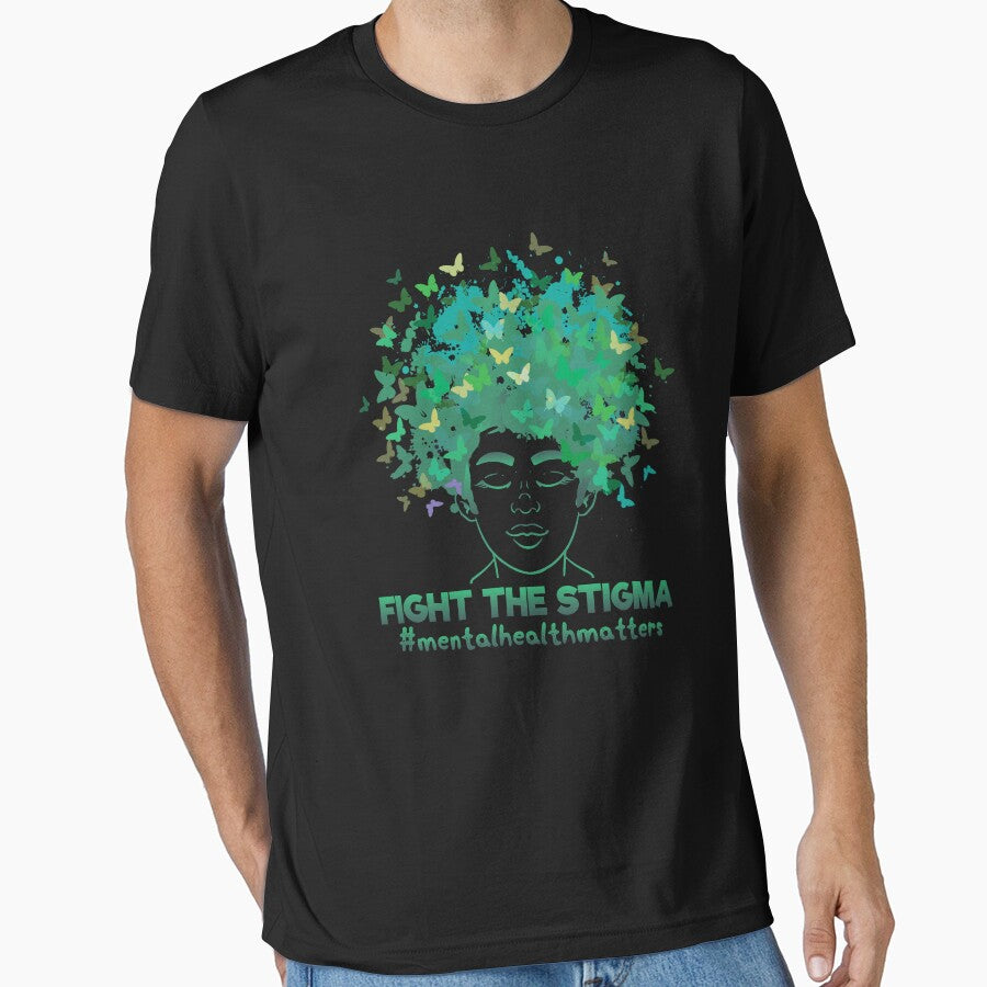 Fight The Stigma #MentalHealth Mental Health Awareness Gear by DynamicDesign