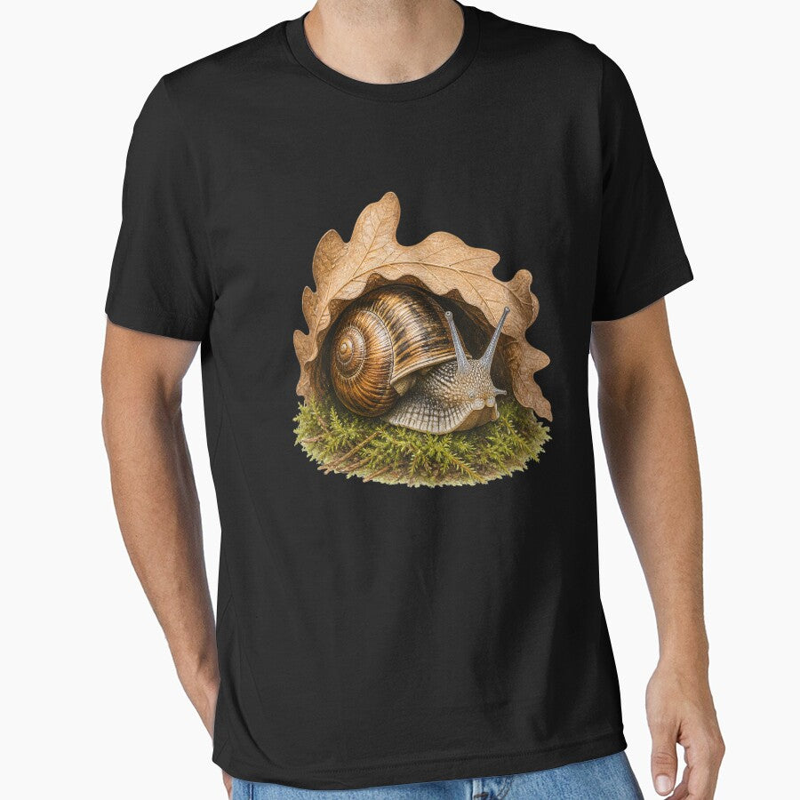 Woodland Snail Nature Study | Colored Pencil Style by BloomStudio1