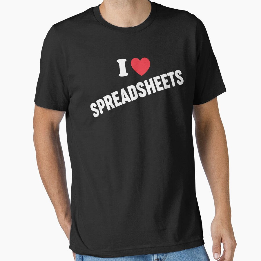Funny Accountant Humor | I Love Spreadsheet by tmerchtrends
