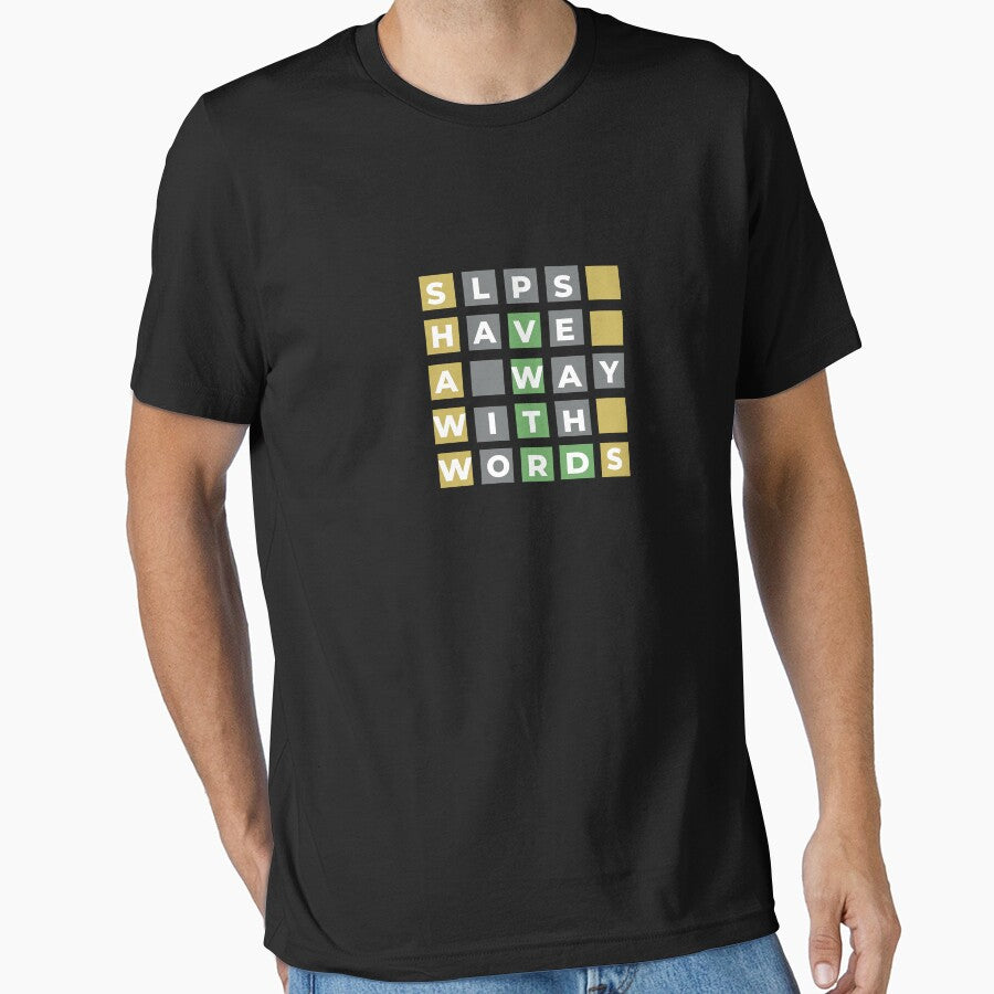 SLPs Wordle Fan Shirt by BeachieSpeechie
