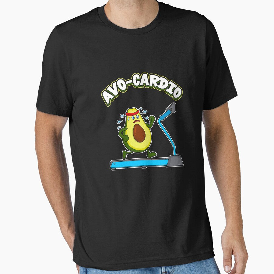 Cute & Funny Avo-Cardio Avocado Cardio Pun Gym by perfectpresents