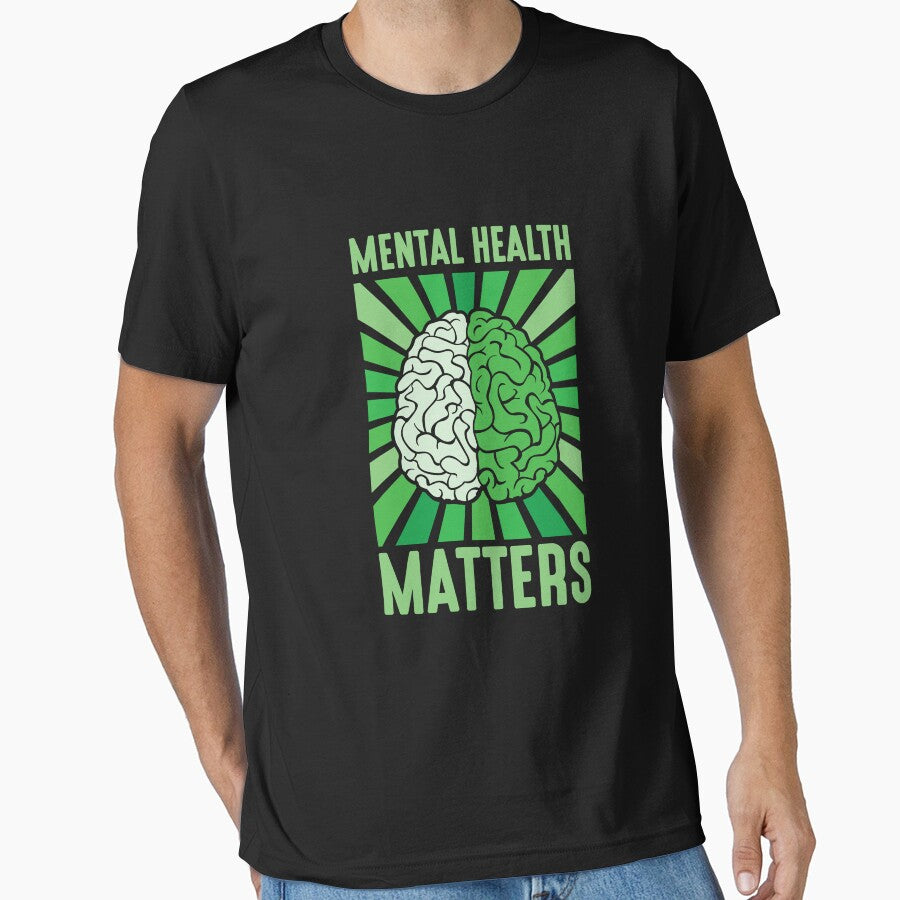 Mental Health Matters | Mental Health Matters | Green Brain by AlexaTees