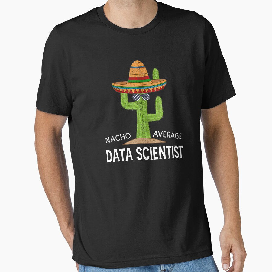 Fun Funny Data scientist Humor Gifts, Funny Cactus illustration distressed Design Meme Saying Data scientist Dad Husband Christmas Fathers Day Gift by xlnv