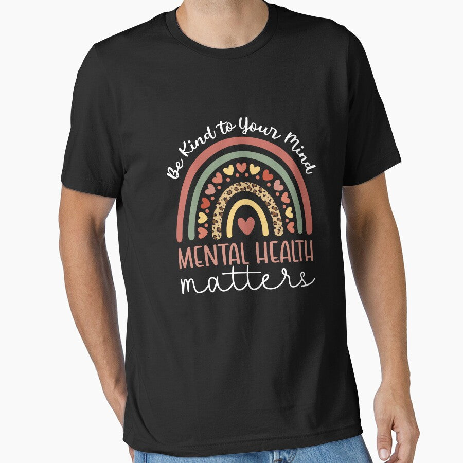 Be Kind To Your Mind Mental Health Matters Rainbow by UniPrint4All
