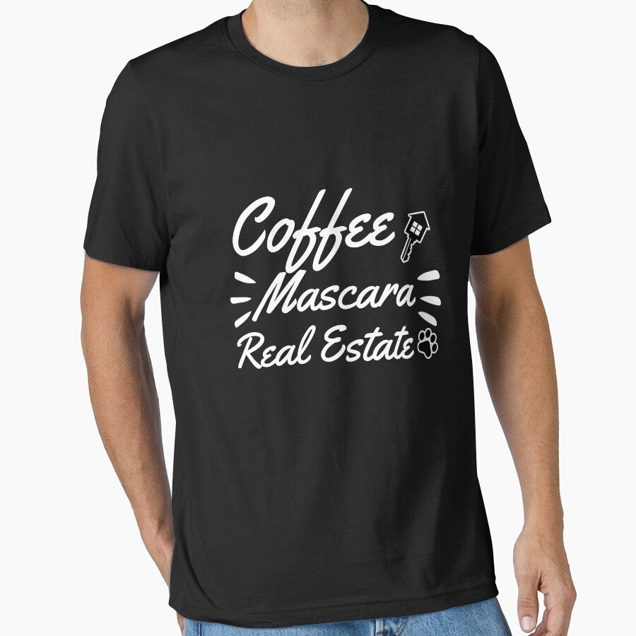 Coffee Mascara Real Estate Is My Hustle Funny Gift Idea for Dog lovers by Akmloza