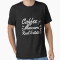 Coffee Mascara Real Estate Is My Hustle Funny Gift Idea for Dog lovers by Akmloza