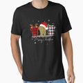 Merry Christmas Dentist Teeth Santa Hat Xmas Leopard Plaid by NevaehRey