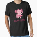 Cute ballerina axolotl, Dancolotl for Axolotl lovers, T-shirt Design by Nubrixa-Studio