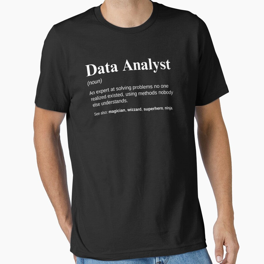 Data Analyst Funny Data Definition by CuteLovelyDesigns