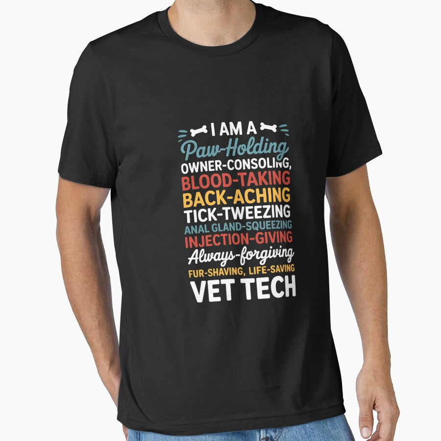 Vet Tech Paw Holding Veterinary Technician by GalaFunny