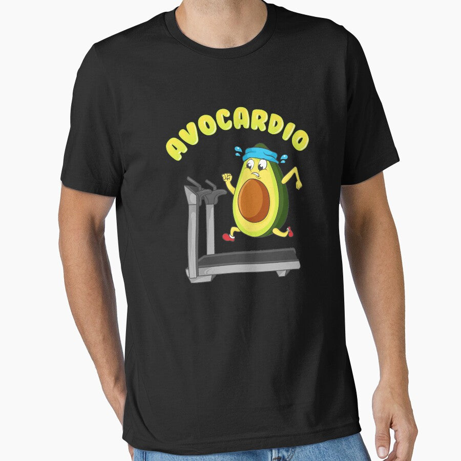 Cute & Funny Avo-Cardio Avocado Cardio Gym Pun by perfectpresents