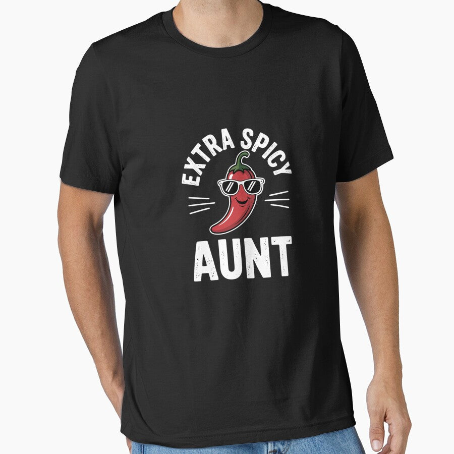 Extra Spicy Aunt Foodie Hot Chili Pepper Pun by HardcoreTour