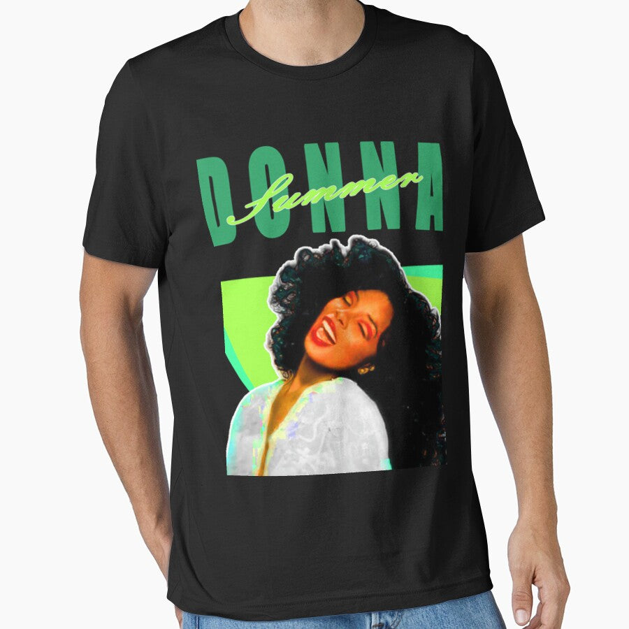 Retro Neon Green Donna Summer For Men Women Gift For Disco Music Lovers by LindaERiley