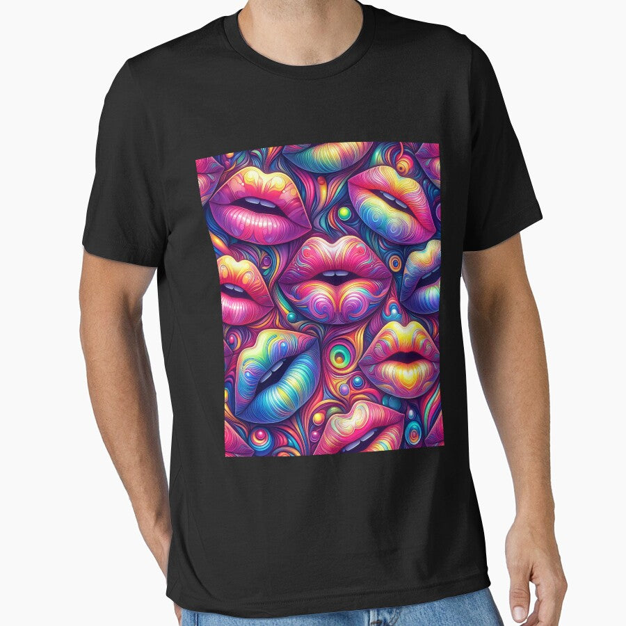 Psychedelic Pucker Parade by Cats and Other Things