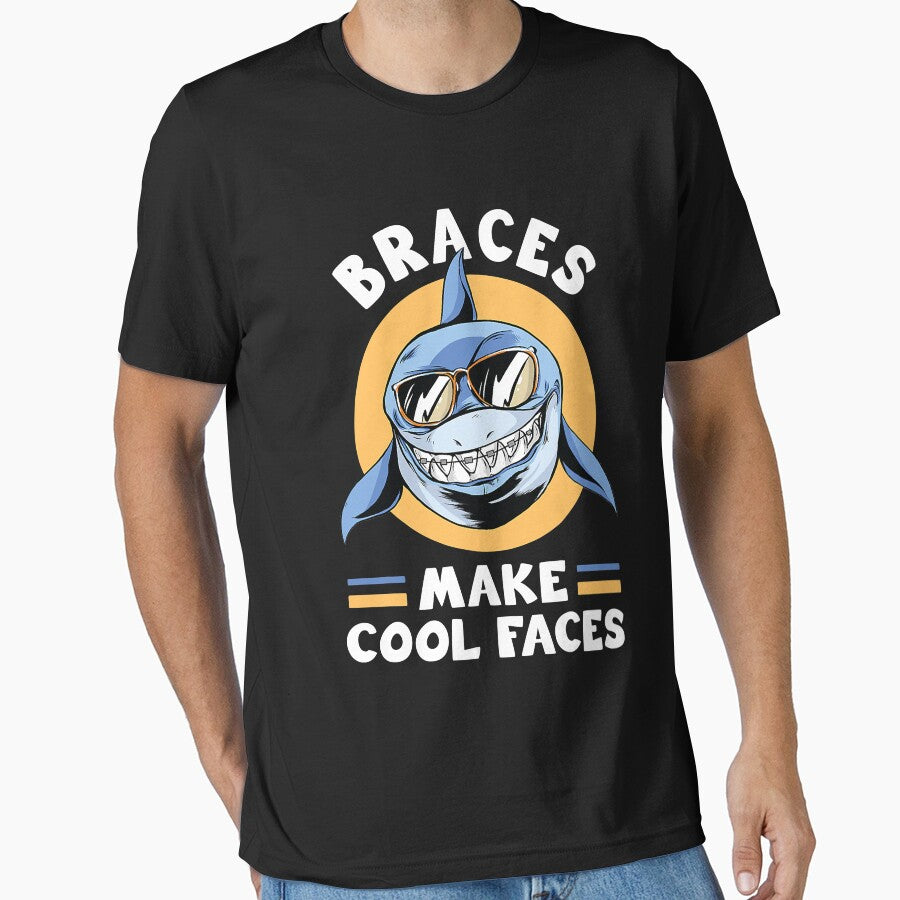 Dentist Funny Orthodontist Braces Make Cool Faces by GunillaBlau