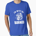I'm with the Banned - Banned books reader by goodtogotees