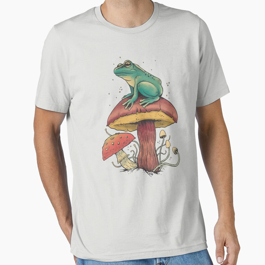 Mystical frog on mushrooms by ChristophK