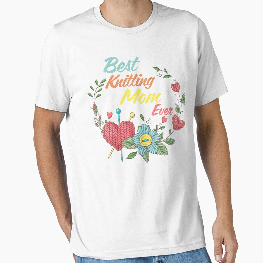 Best Knitting Mom Ever Gift Design by YourArt7
