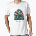 Enchanted Growth Mushroom Forest | Whimsical Fairycore Cat Art by GenZFashion000