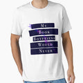 My Book Boyfriend Shirt, Romance Reader T Shirt, Bookish Tee by Charlotteg2014