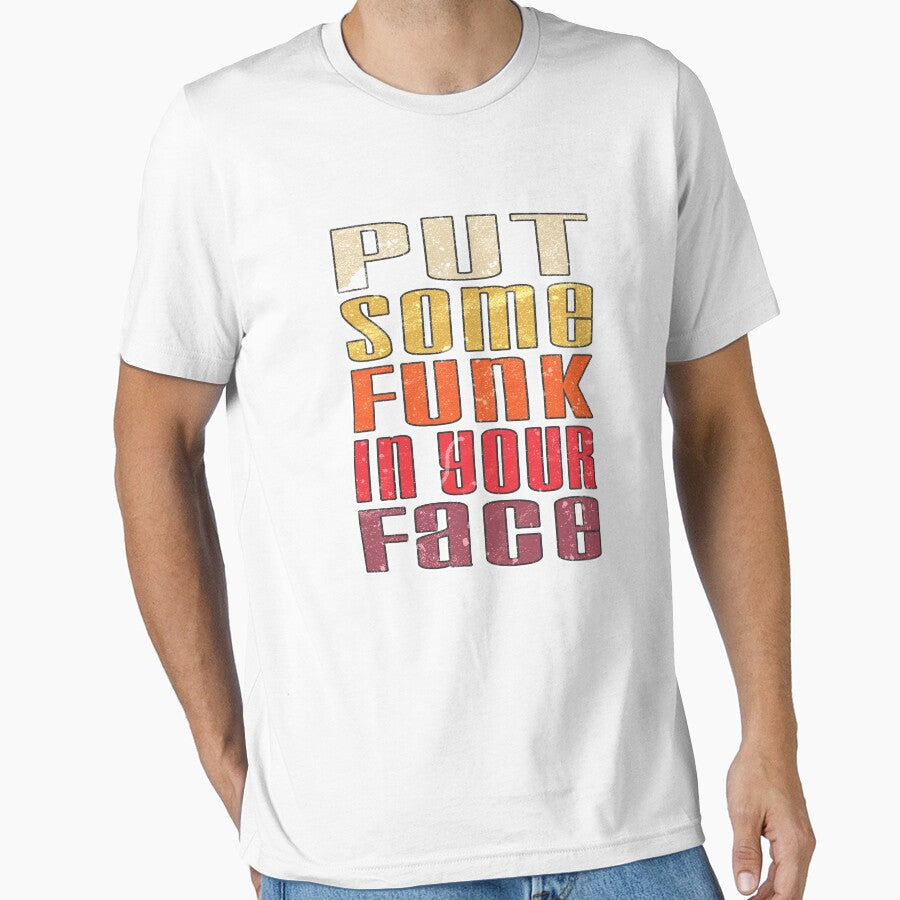 Put Some Funk in Your Face 1970s Disco Funk Vintage Retro Funky by KNUXX Shop