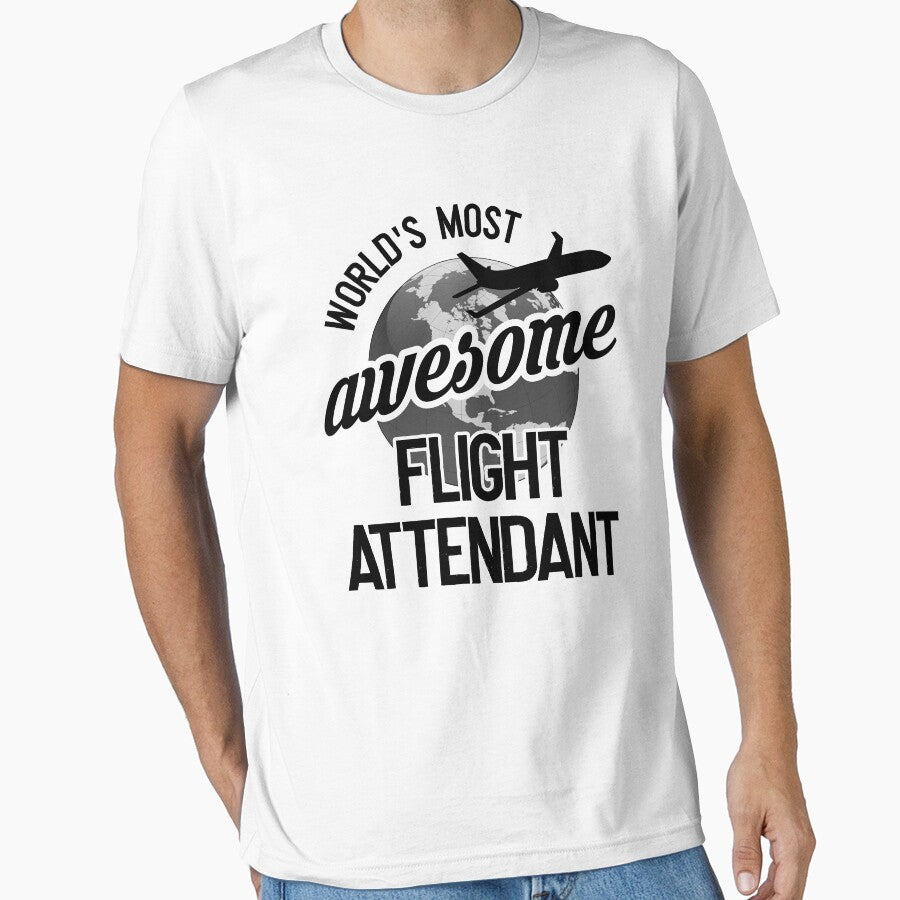 Awesome Flight Attendant - Flight Attendant Cabin Crew by Shirt-Expert