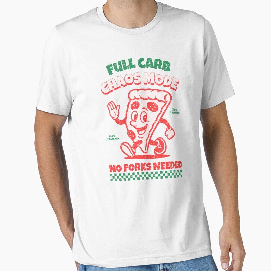 Pizza chaos in retro style by nkhookysun