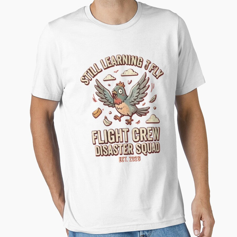 Funny "Still Learning To Fly" Bird Design by Future Fashion 07