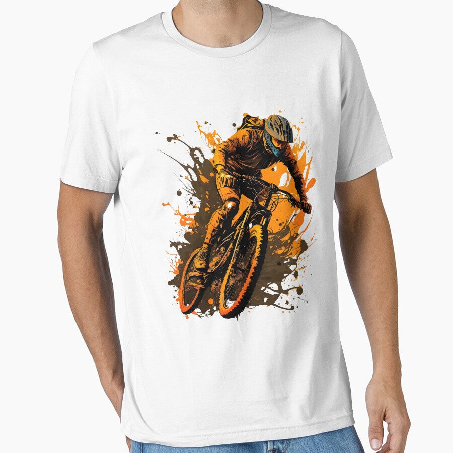 Mountain biking Into the Wild by Brushpalette888