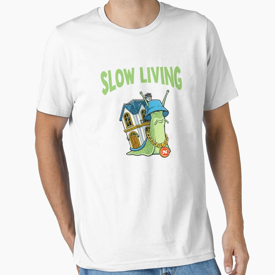 Slow Living Snail – Chill Vibes Design by NOYO-BRAND