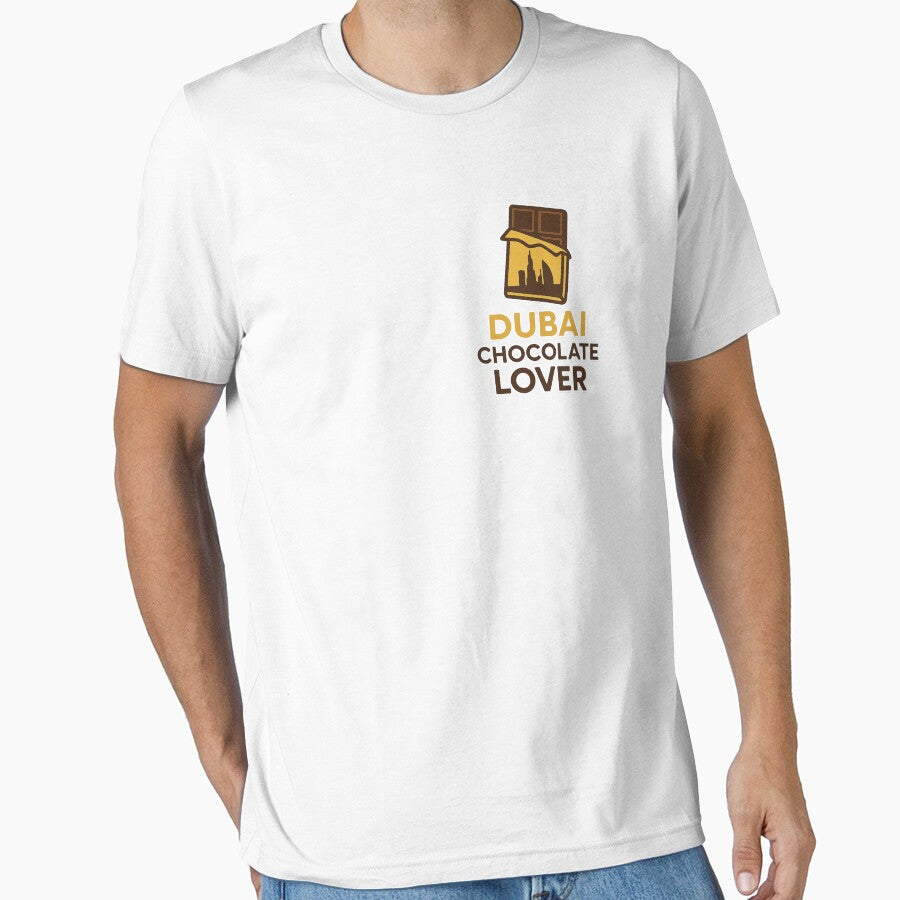 Dubai Chocolate Lover Skyline Bar Dessert Travel Design by RedCircleArt