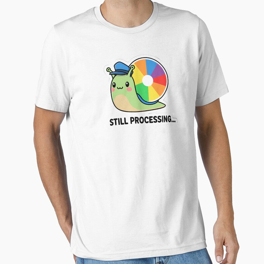 Still Processing The Day Slowly, Thoughtful Snail by Crafft Nest