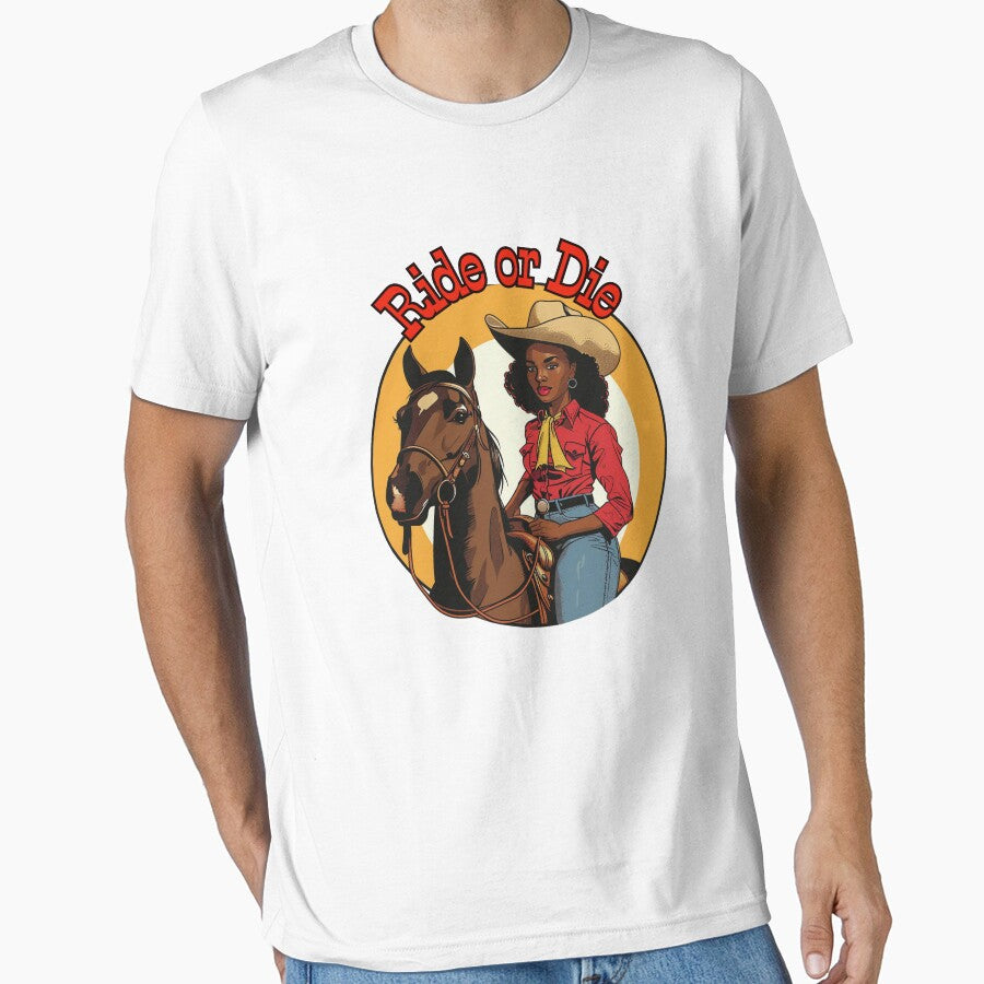 Ride or Die Cowgirl (Yellow Scarf) by Seedcap7