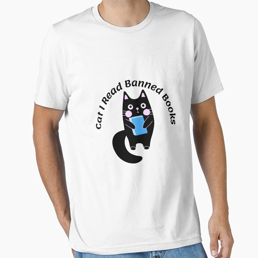 Cat I Read Banned Books cute ,funny by FLOWER--ART
