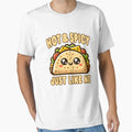 Funny Taco Pun Hot And Spicy Just Like Me Adult Humor Mexican Food Saying by Bad Kitty Designz