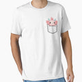 Kawaii Axolotl Pocket Design by Oualid Art