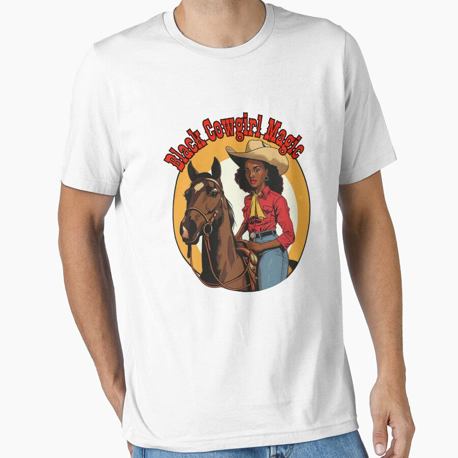 Black Cowgirl Magic (Yellow Scarf) by Seedcap7