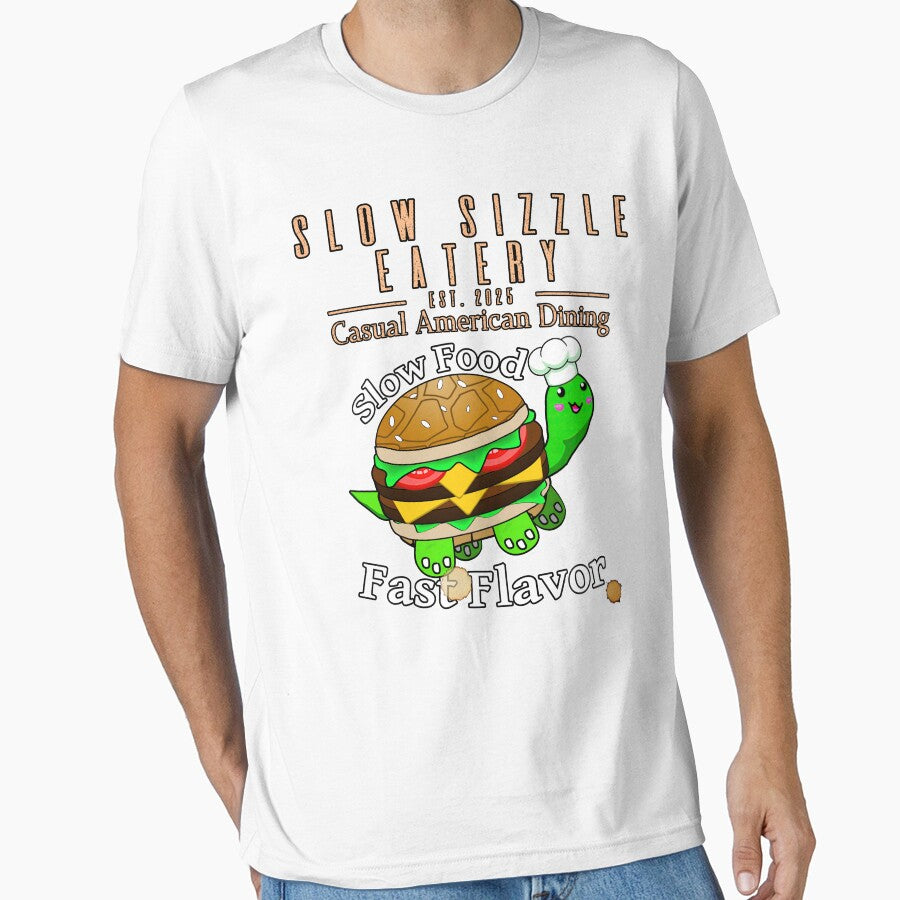 Slow Food, Fast Flavor – Turtleburger Diner Mascot Design by SHHCreations