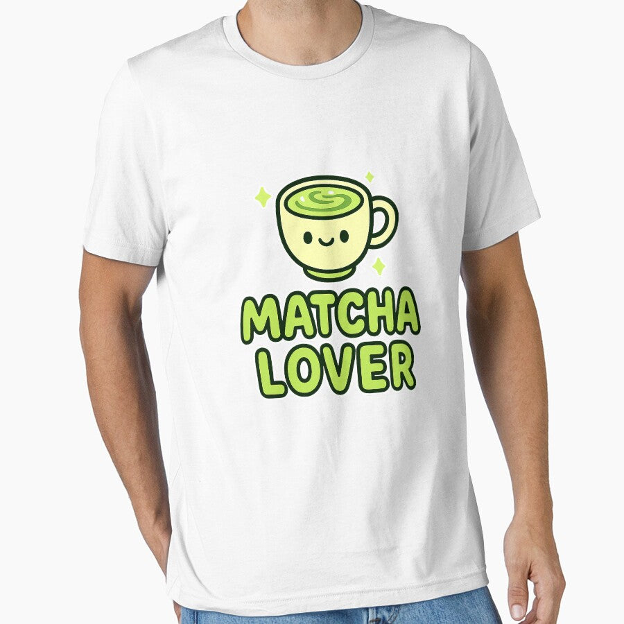Cute Kawaii Matcha Lover Green Tea Cup Design by RedCircleArt