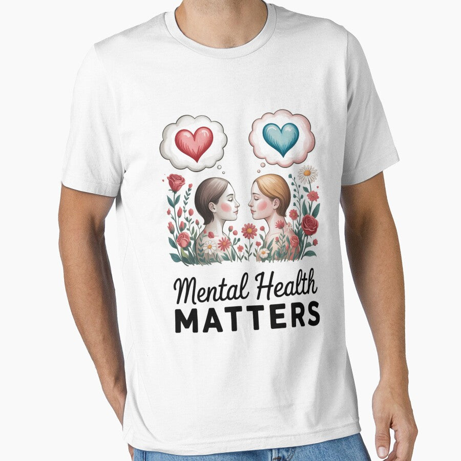Yellow Mental Health Awareness -Mental Health Matters by DoorwayThreads